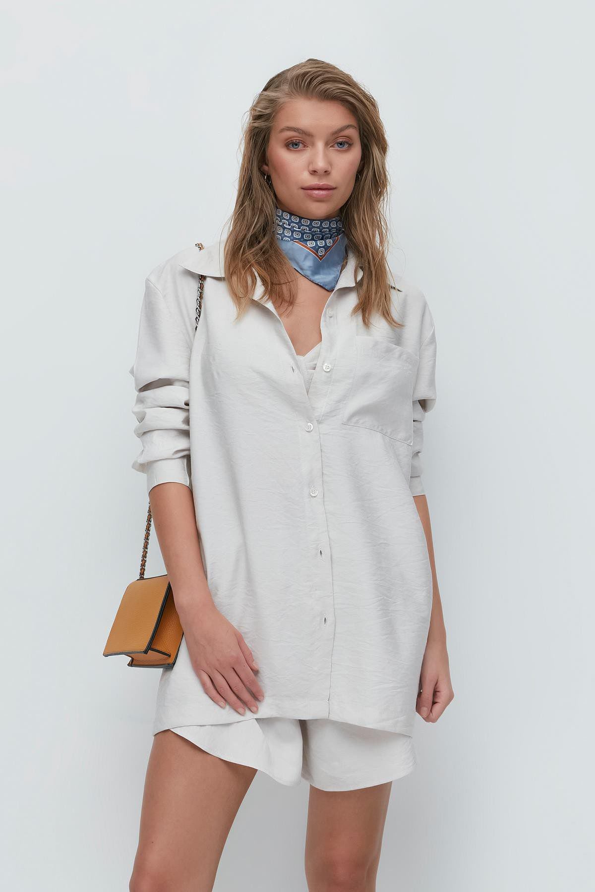 Langarmshirt Kurze Hose 3-teiliges Set