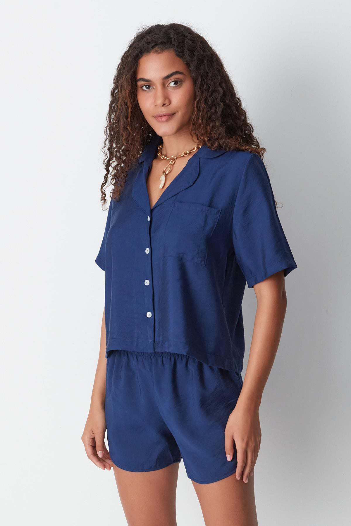 Kurzarmhemd und Shorts Set