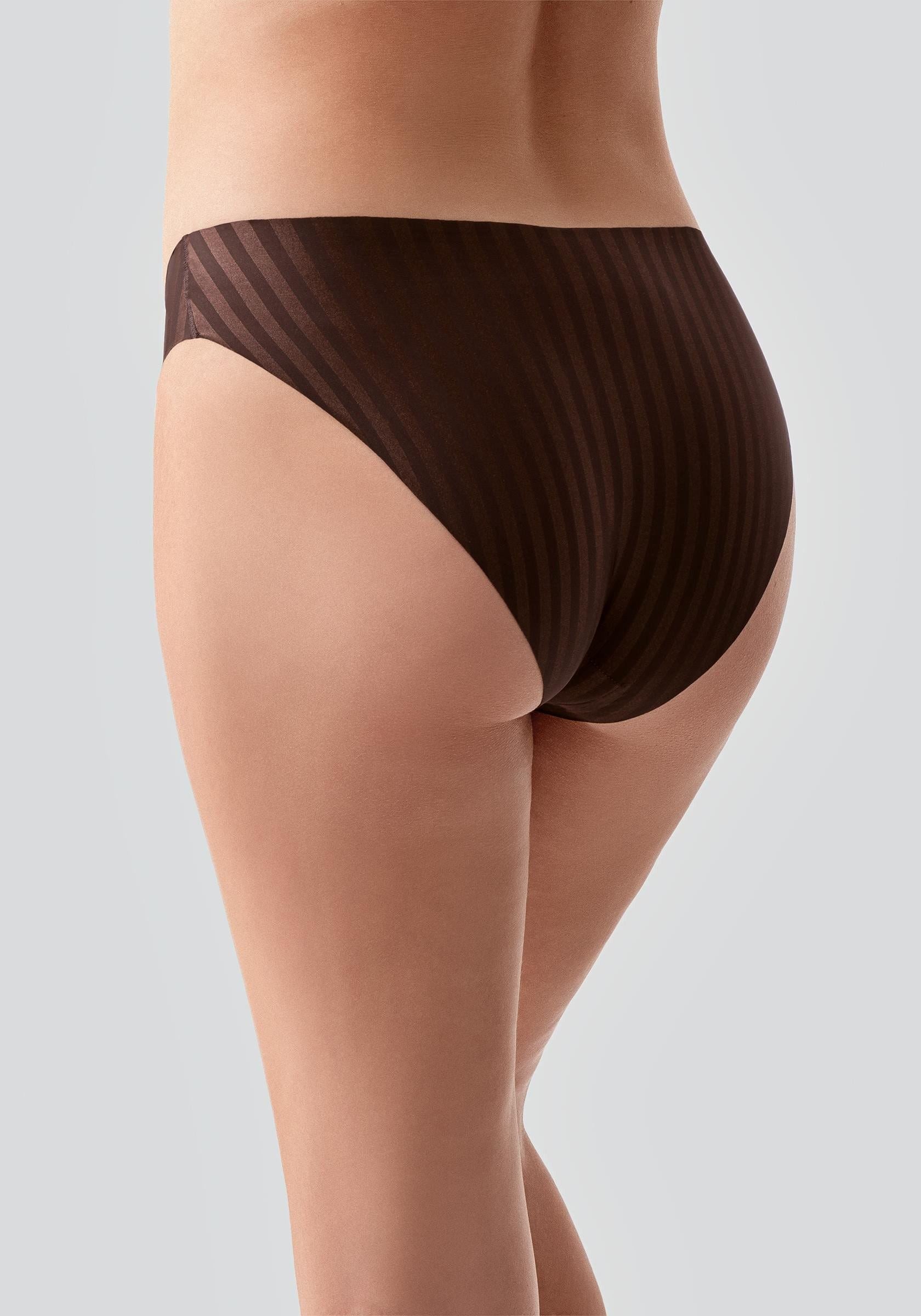 Laser Cut Nahtlose Unterhose C19213 Braun