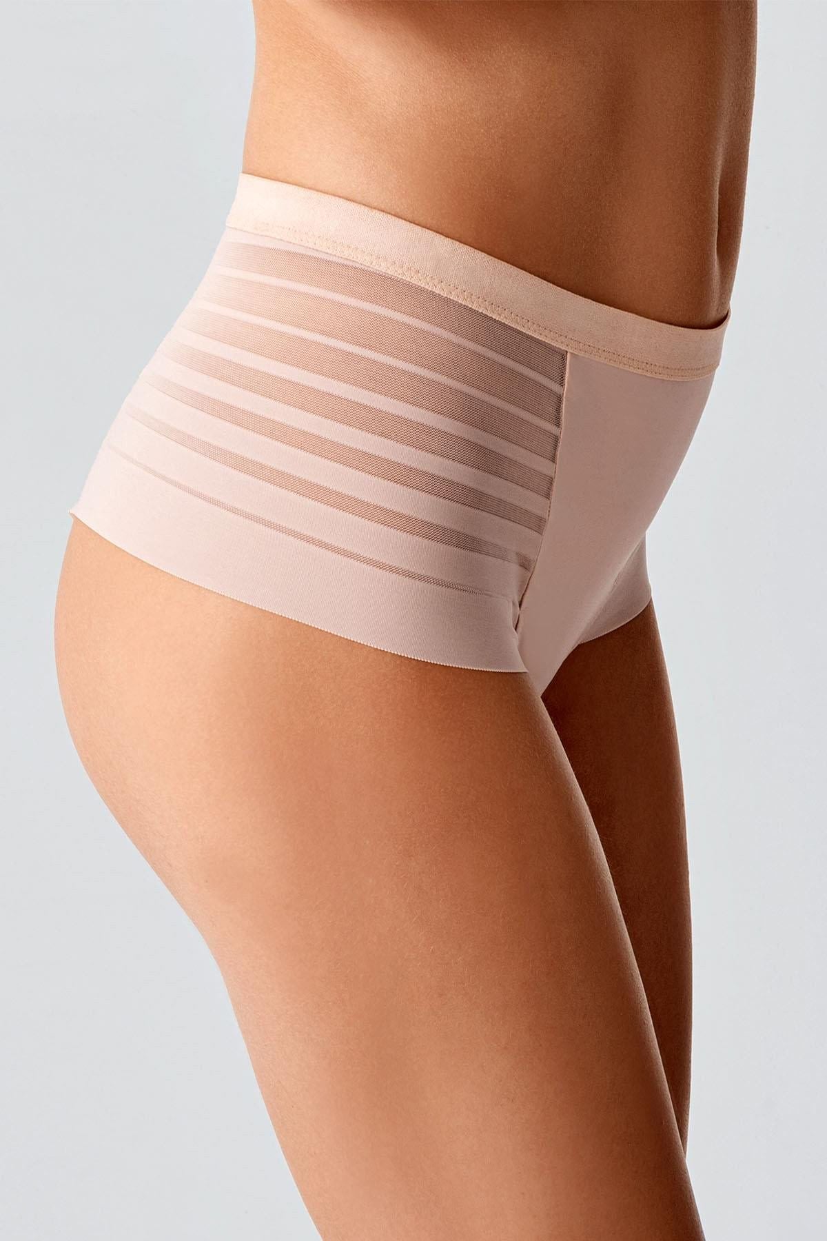 Transparente Brazilian Panty C19302 Beige