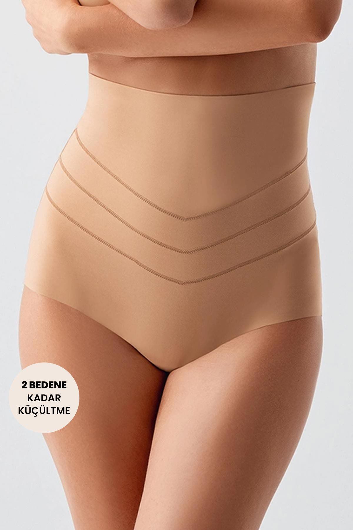 Hohe Taille Laser Cut Brief Shaper