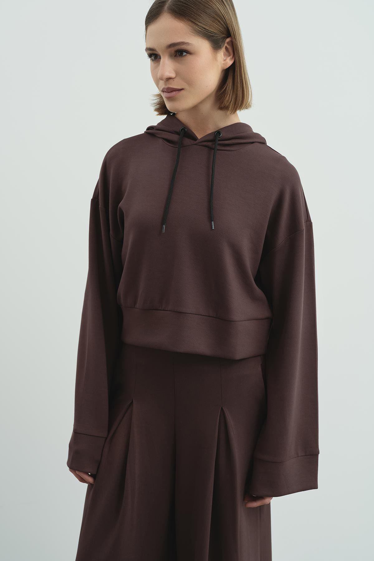 Pure Touch Einfache Faltenhose CC7007 Braun