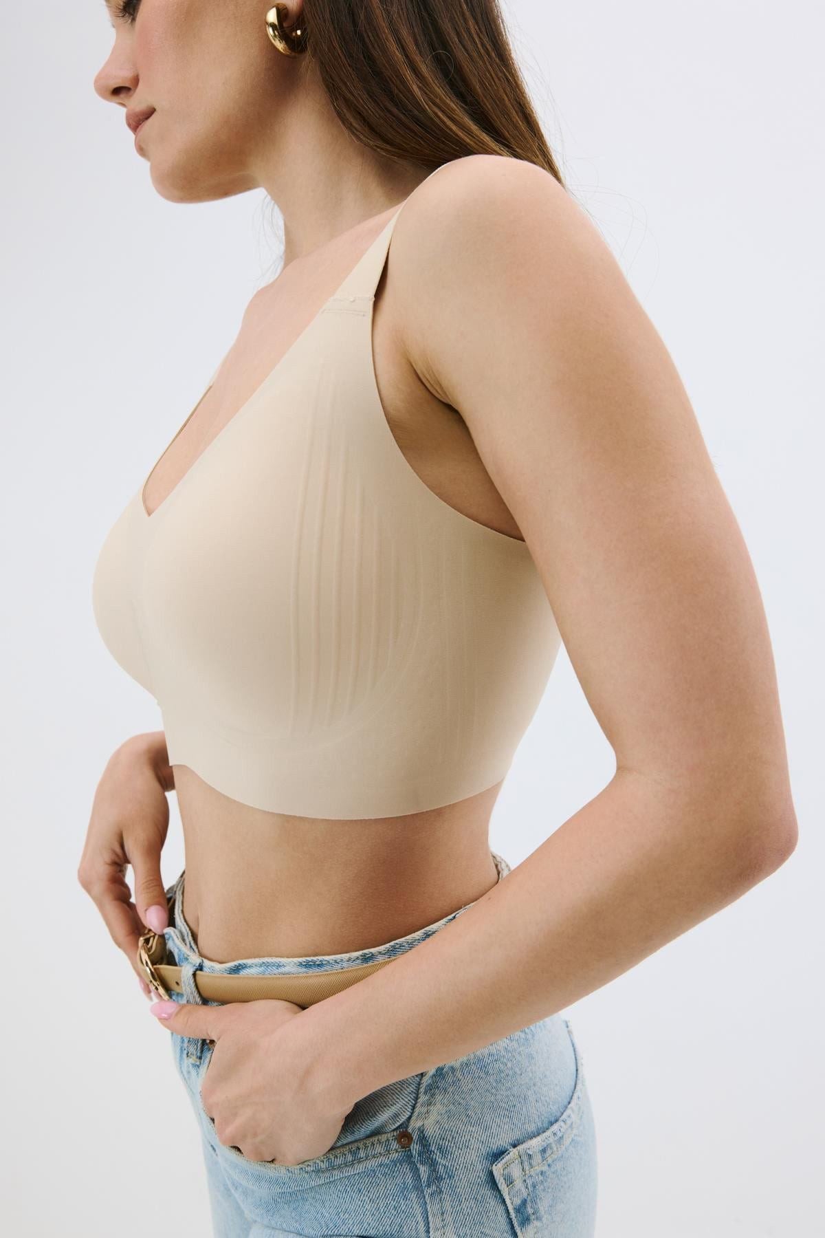 Nahtloser Laser-Entfernbarer Gepolsterter Bralette