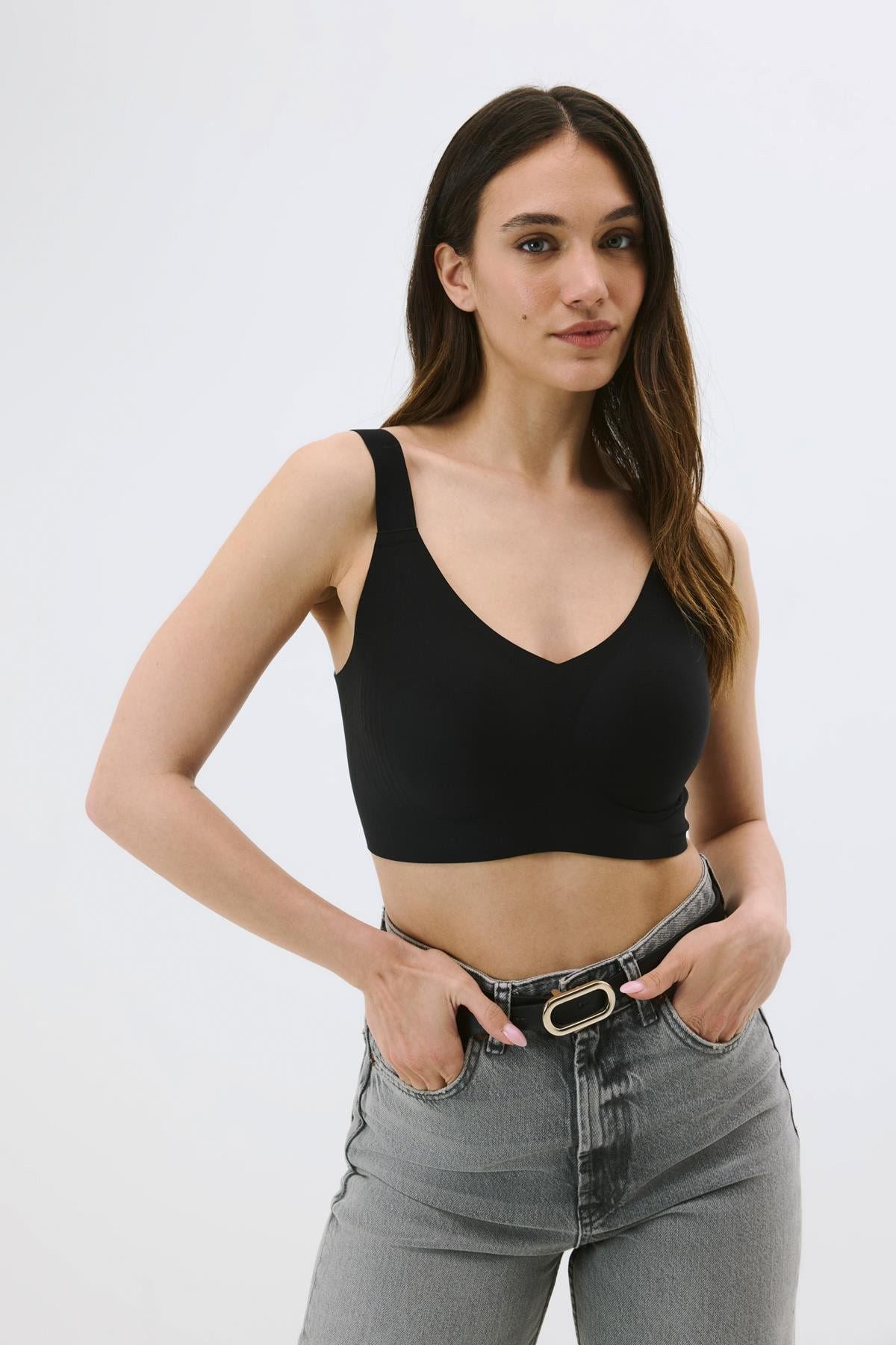 Nahtloser Laser-Entfernbarer Gepolsterter Bralette