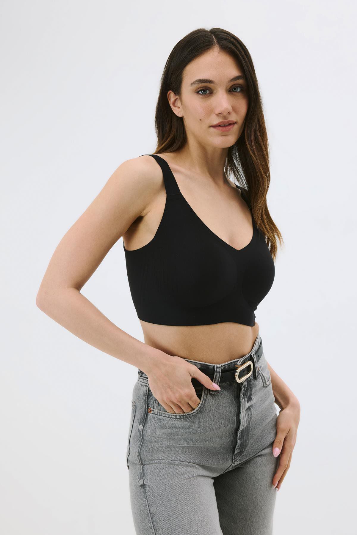 Nahtloser Laser-Entfernbarer Gepolsterter Bralette