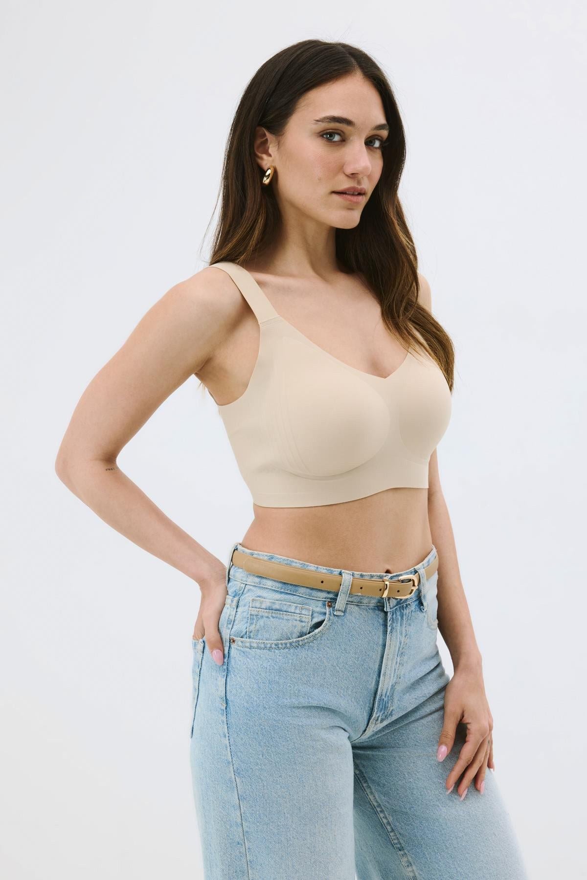 Nahtloser Laser-Entfernbarer Gepolsterter Bralette