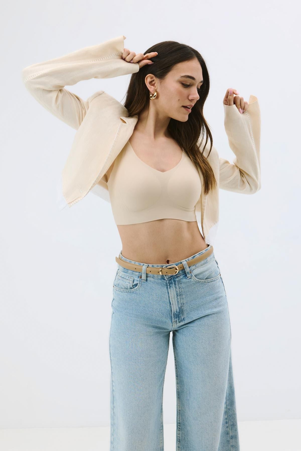 Nahtloser Laser-Entfernbarer Gepolsterter Bralette