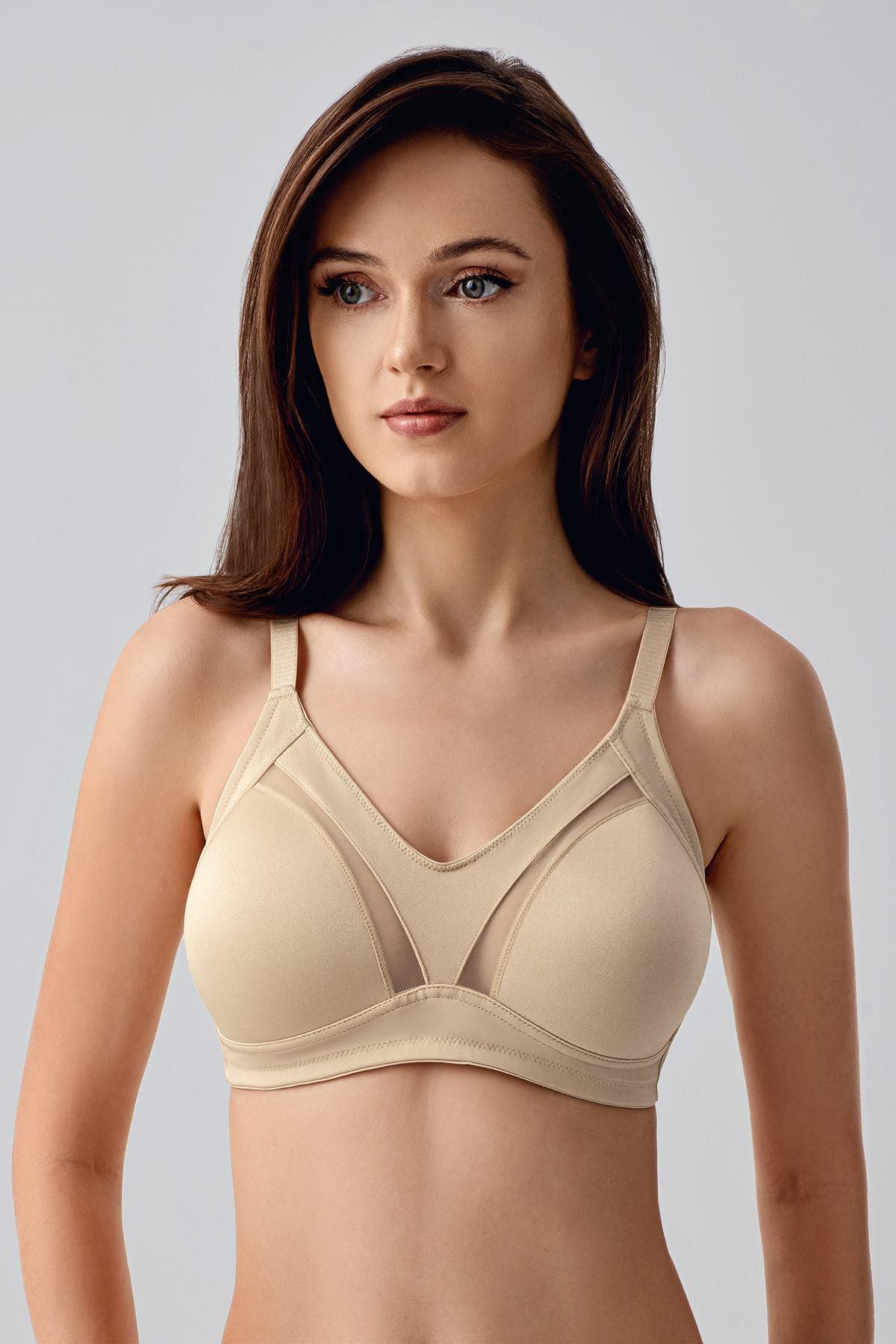 Nahtloser Minimizer-BH Beige C16001