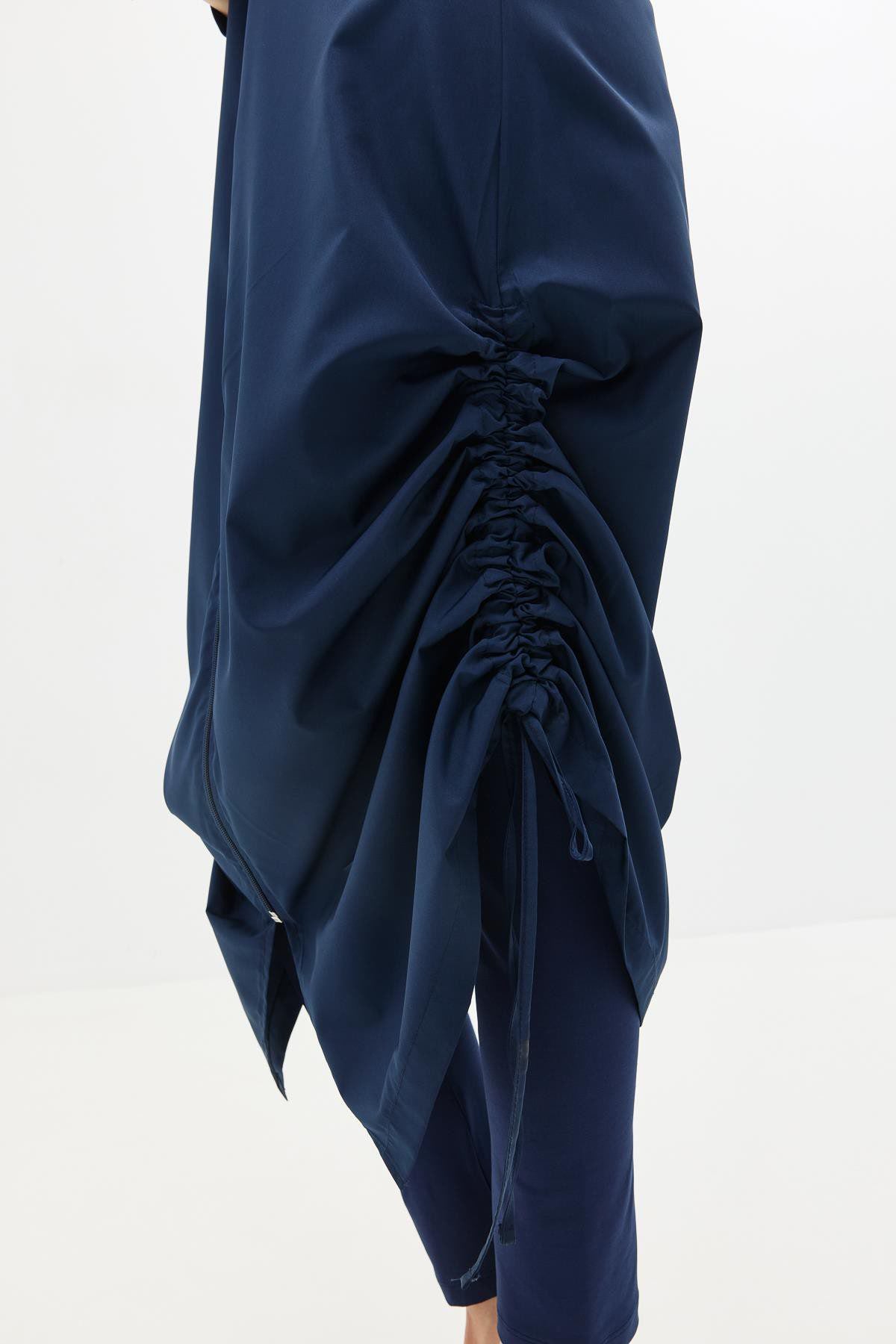 5-teiliges Ganzkörper-Badeanzug-Set in Marineblau