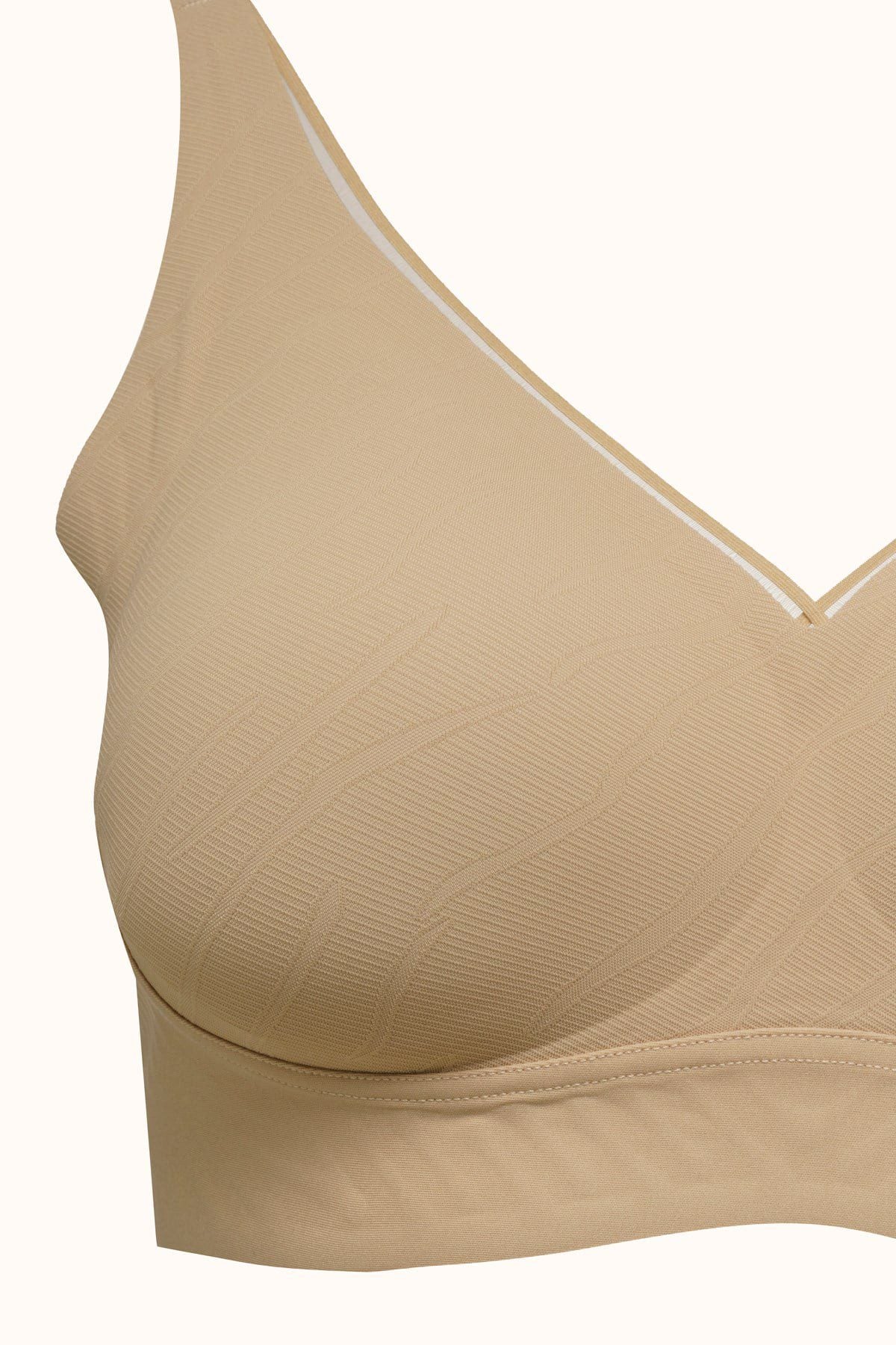 Nahtloser Laser-BH mit Polster C26220 Creme