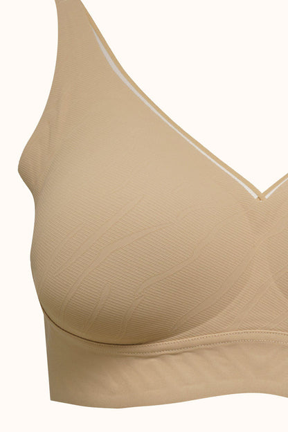 Nahtloser Laser-BH mit Polster C26220 Creme