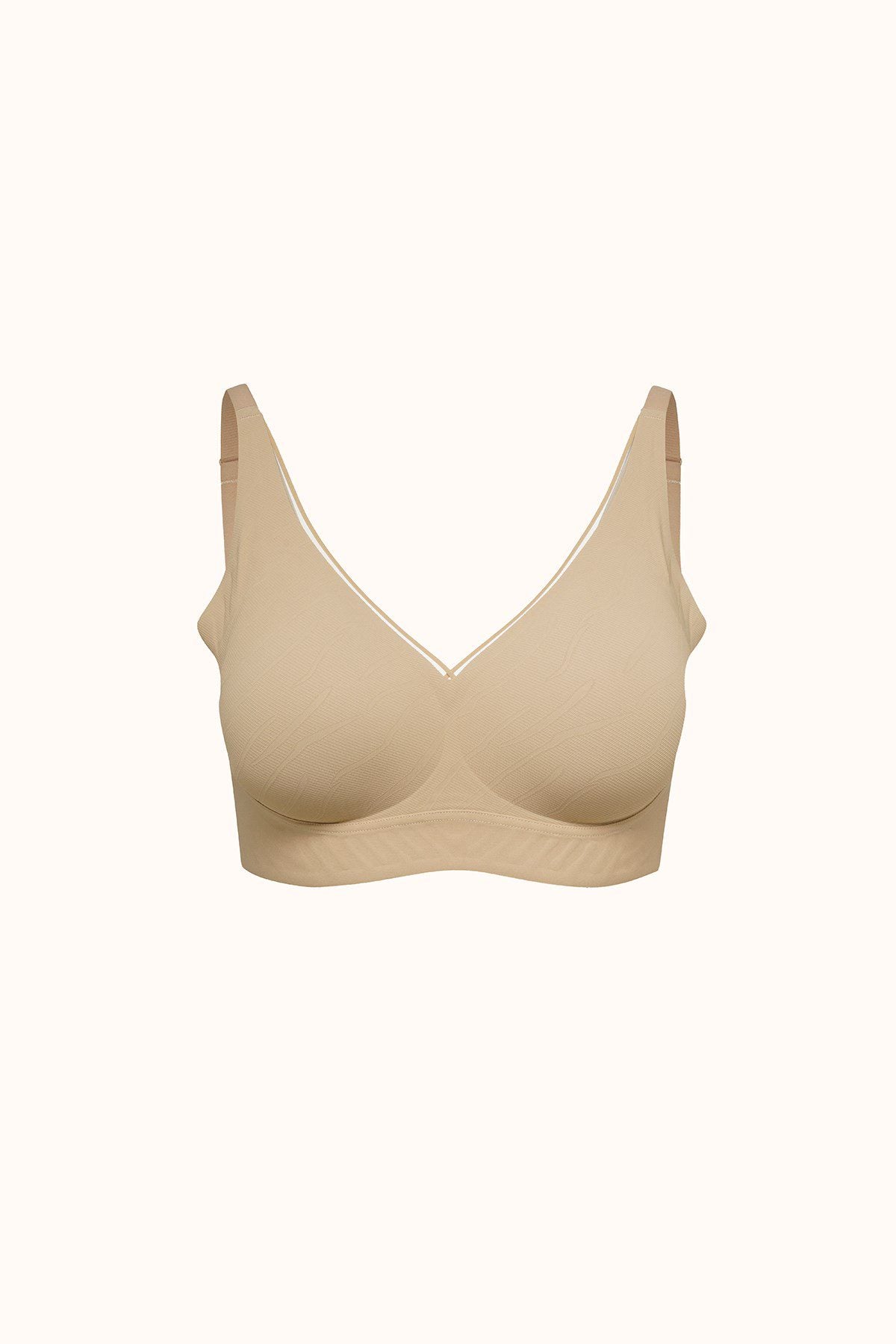 Nahtloser Laser-BH mit Polster C26220 Creme
