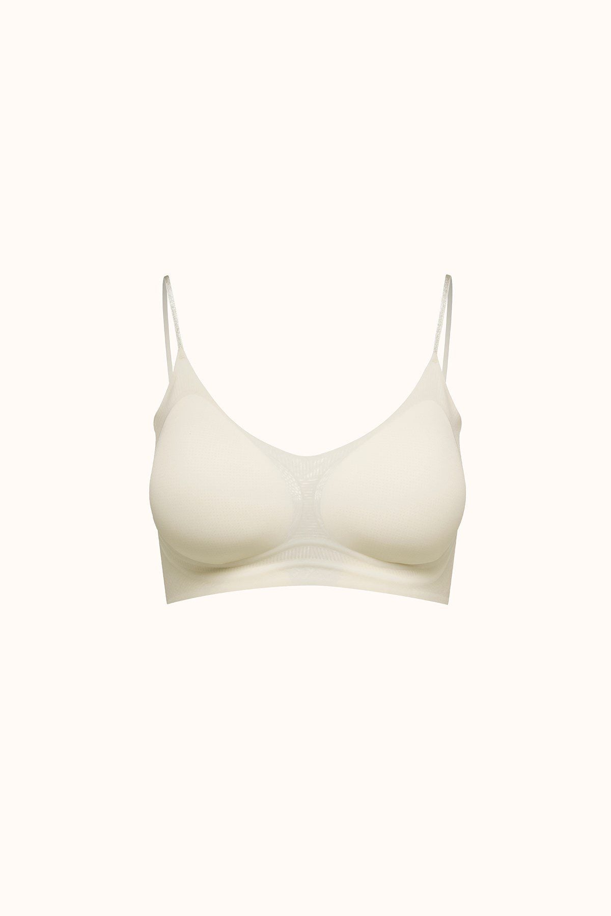 Nahtloser Laser-Träger-BH mit Polster C26235 Creme