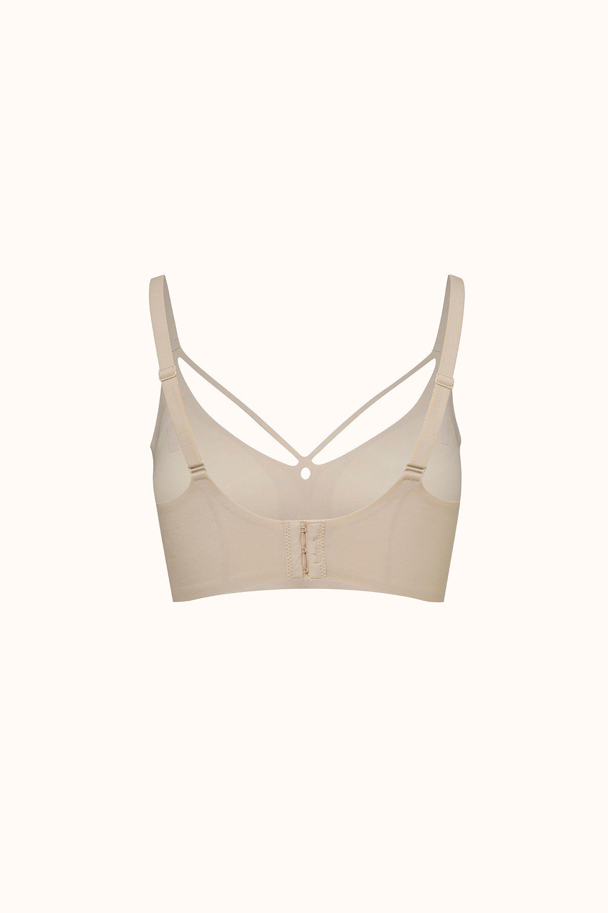 Nahtloser Laser-Cut BH mit Polstern CC426 Schwarz
