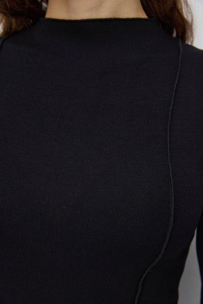 Midikleid mit Schlitz