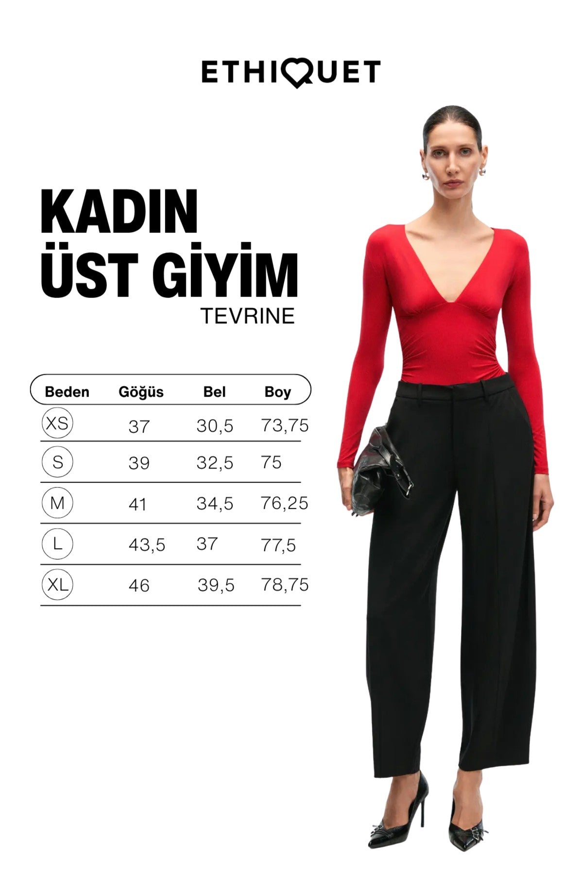 ETHIQUET TEVRINE Damenbluse, Slim Fit Rot
