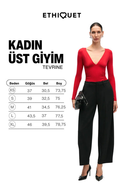 TEVRINE Damenbluse, Slim Fit