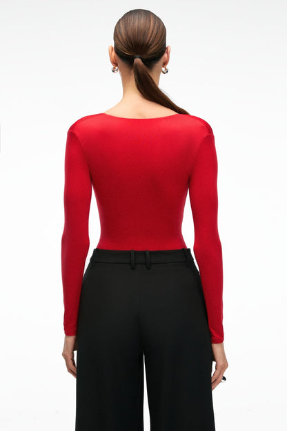 TEVRINE Damenbluse, Slim Fit