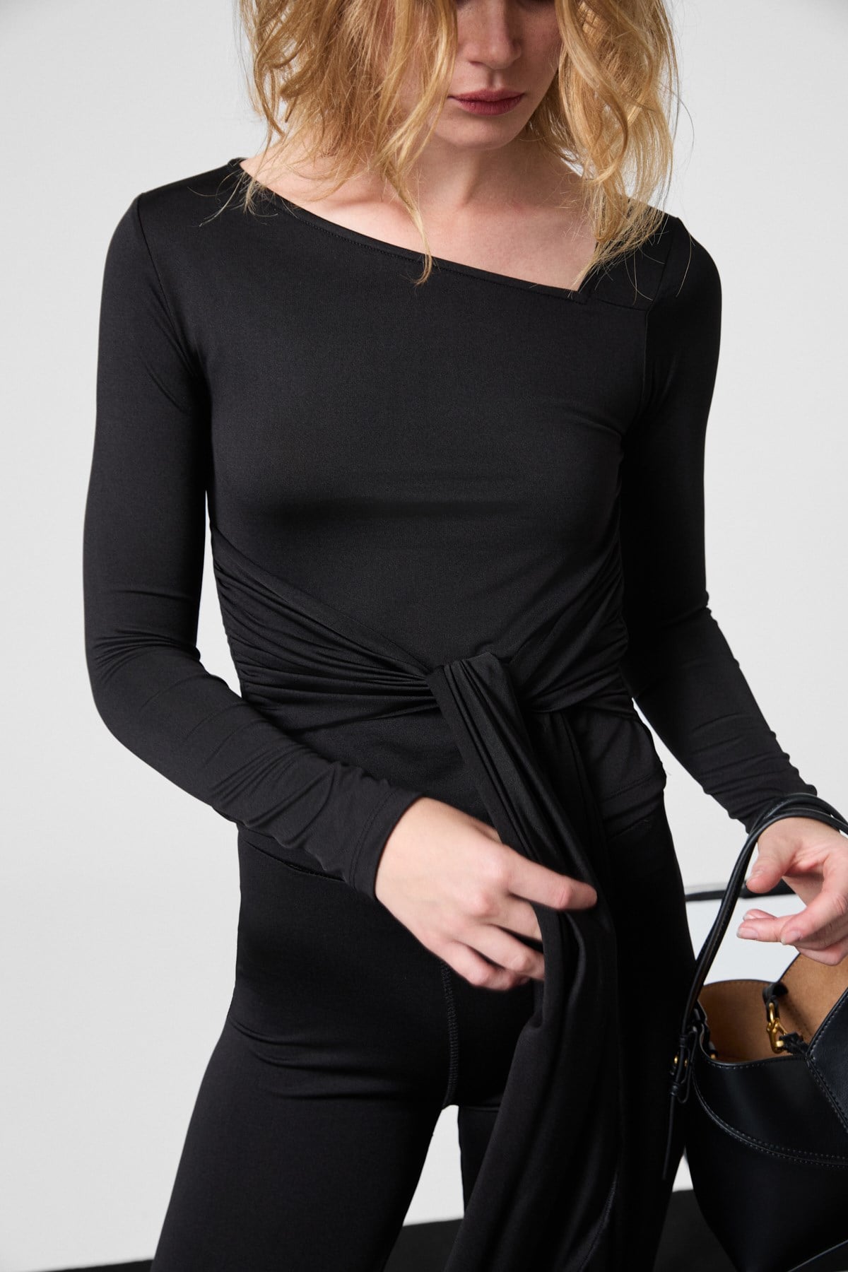 THORN Damenbluse mit Schleife