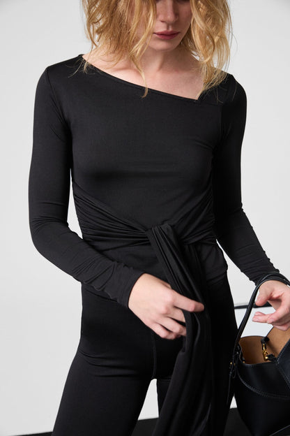 THORN Damenbluse mit Schleife