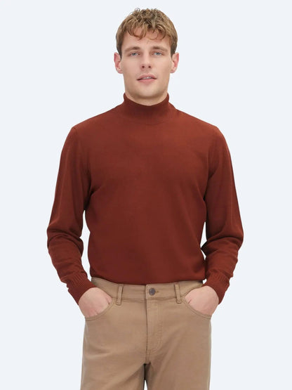 Rotes Strickoberteil Sweatshirt
