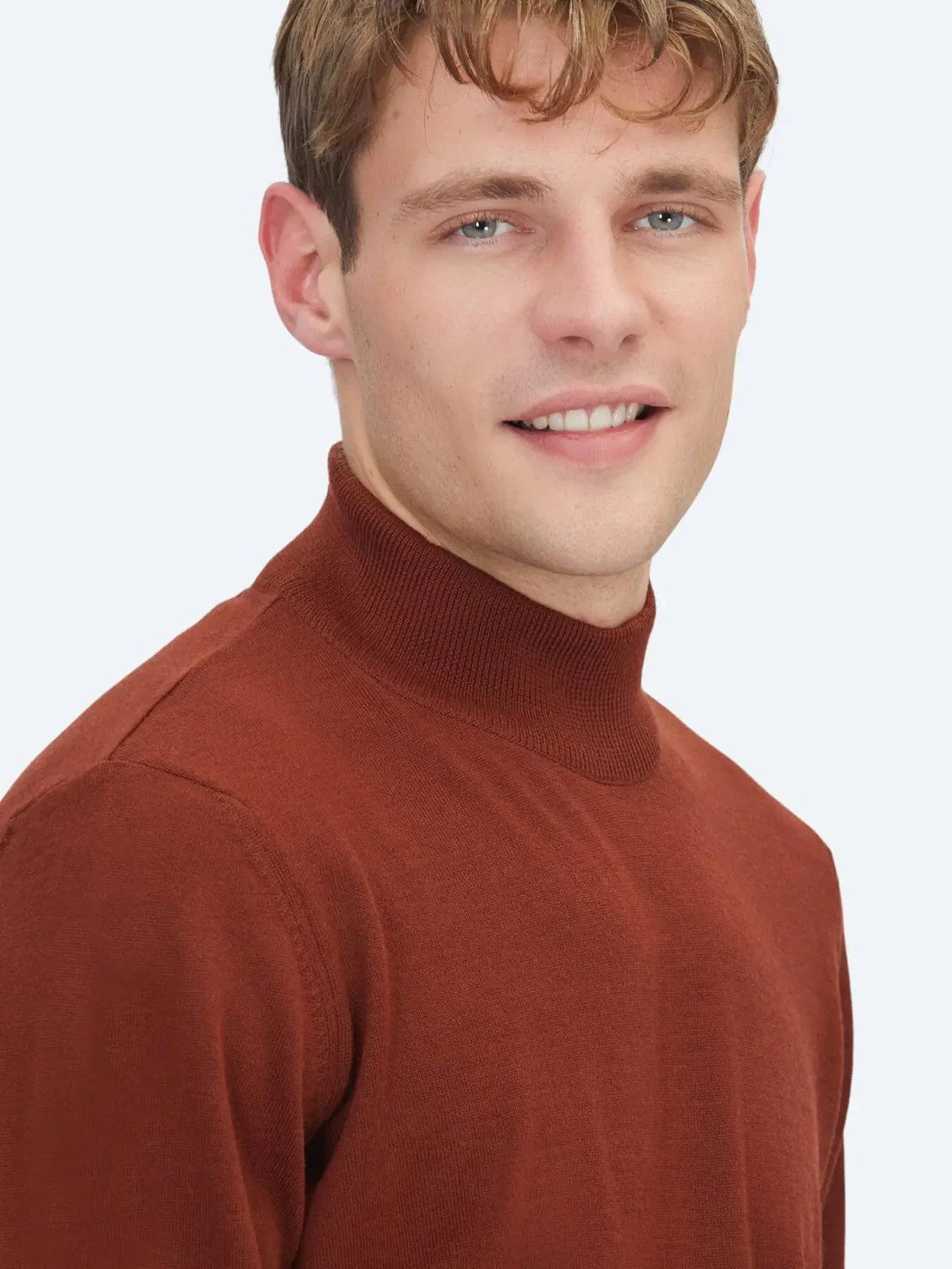 Rotes Strickoberteil Sweatshirt