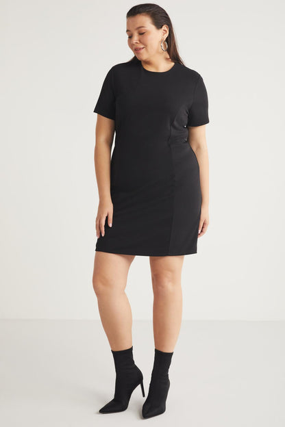 TRACIBB Große Größen Strickkleid