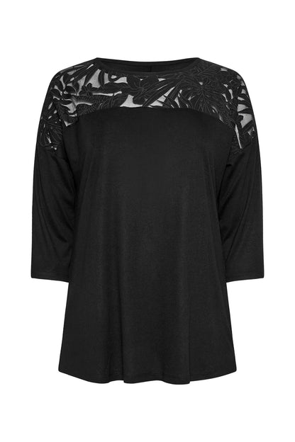 Durchsichtige Detailbluse