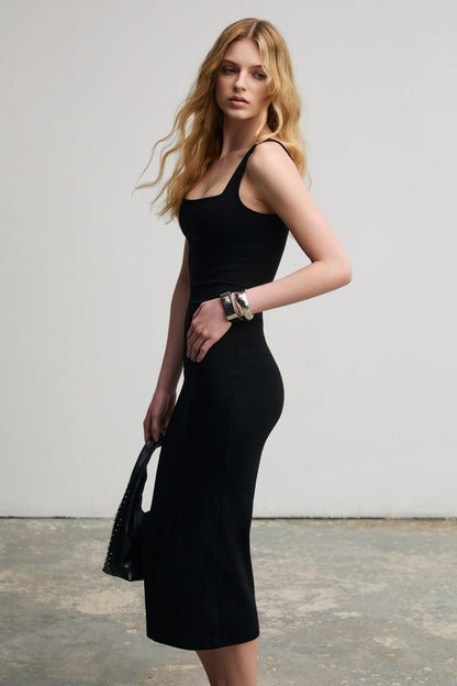 TRESNEY U-Ausschnitt Slim-Fit Maxikleid