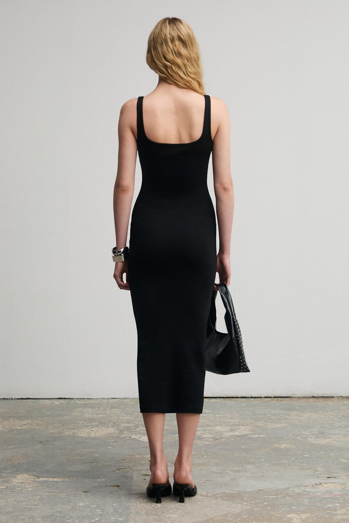 TRESNEY U-Ausschnitt Slim-Fit Maxikleid