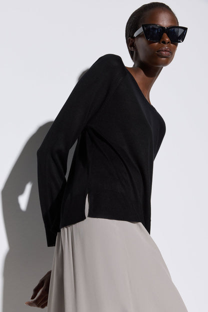 Einfacher Strickpullover