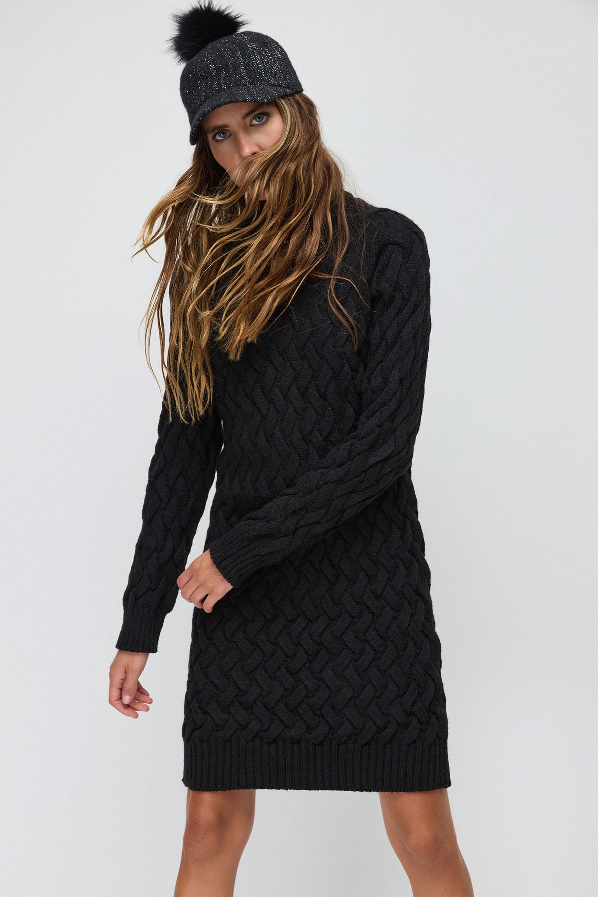 Strick-Minikleid