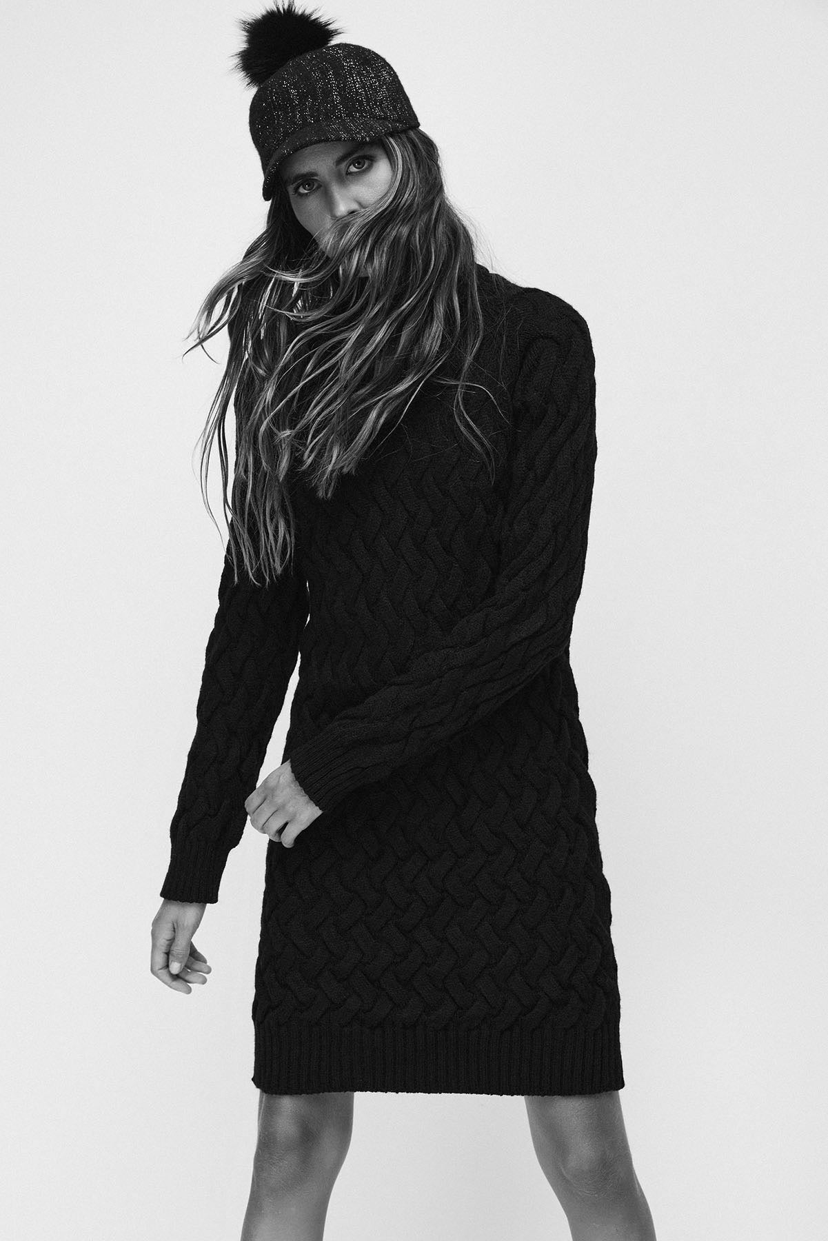 Strick-Minikleid