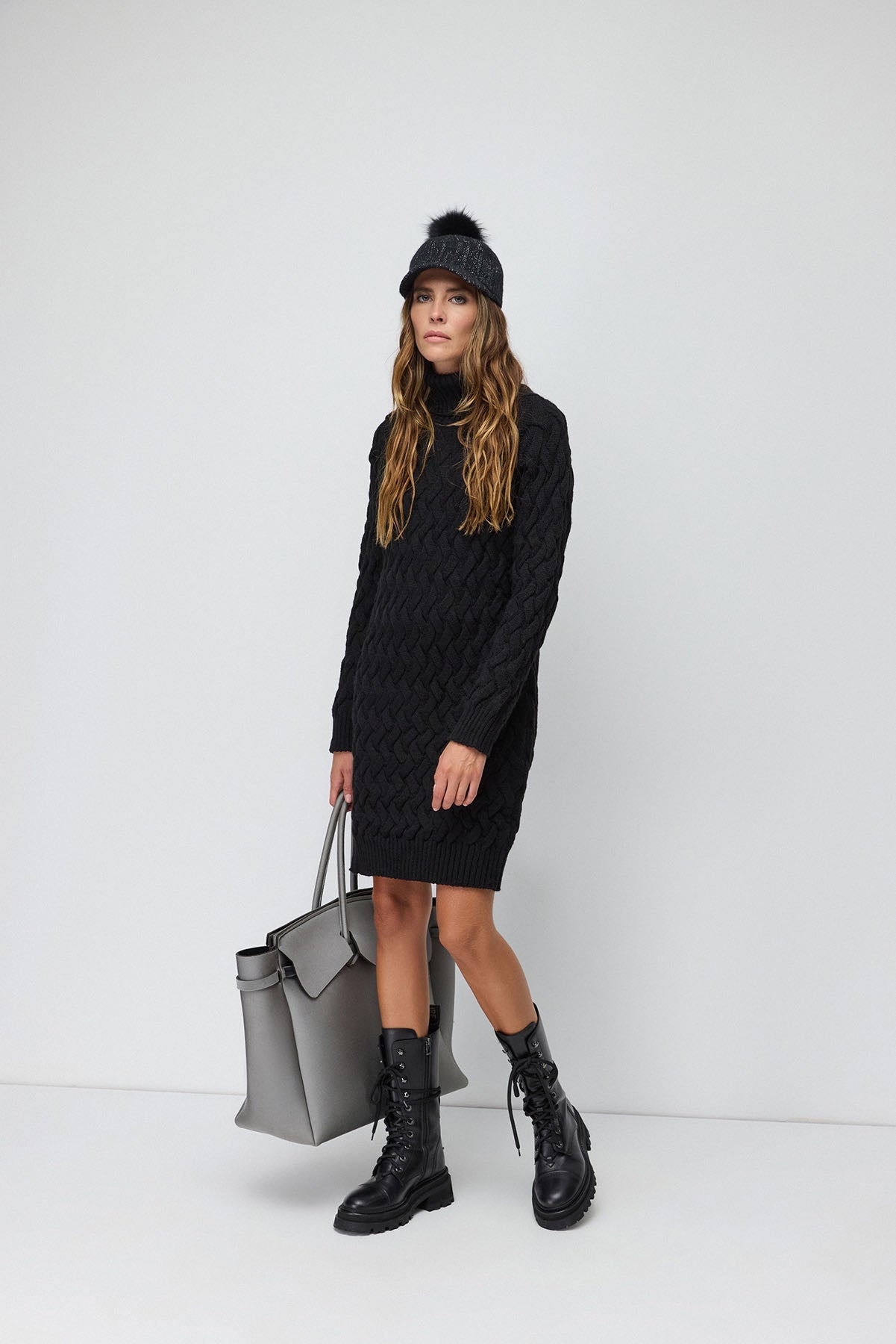 Strick-Minikleid