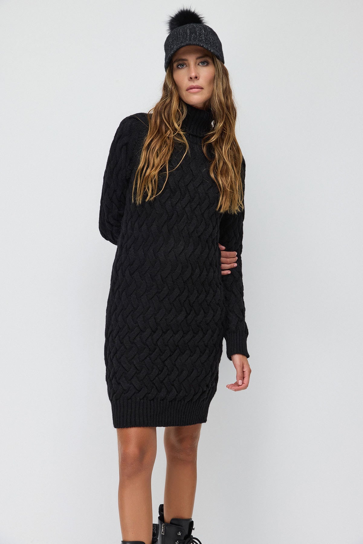 Strick-Minikleid