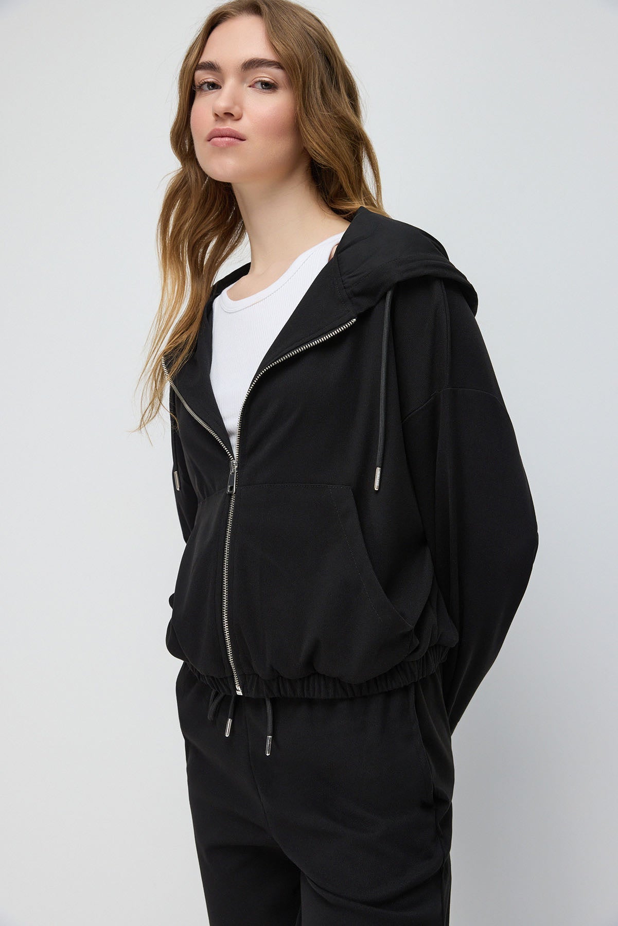 Kapuzenpullover mit Reißverschluss