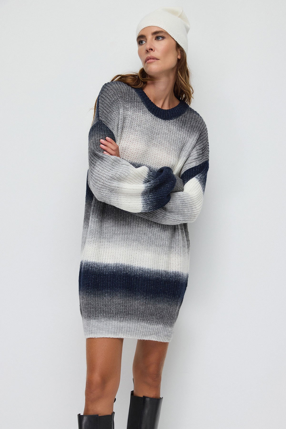 Strick-Minikleid