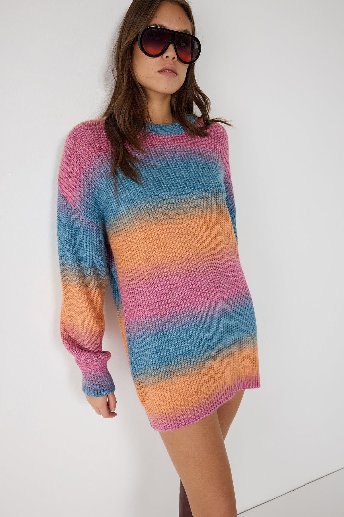Strick-Minikleid