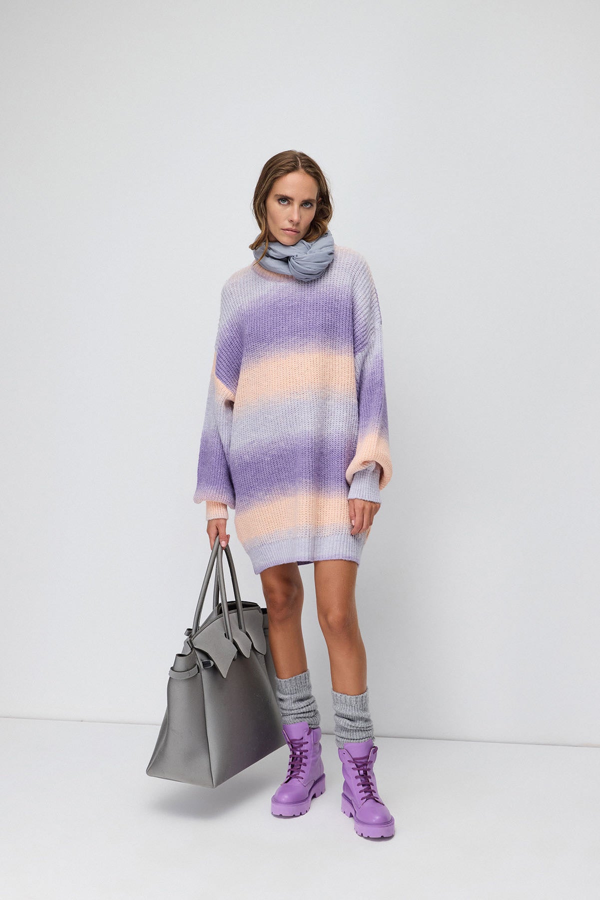 Strick-Minikleid