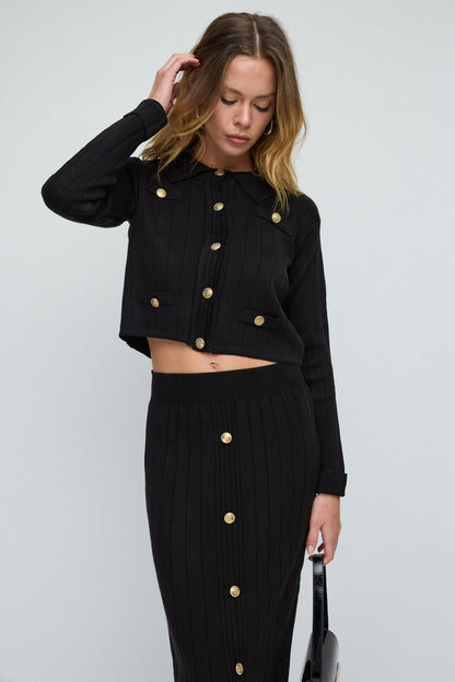Kurzer Strickcardigan