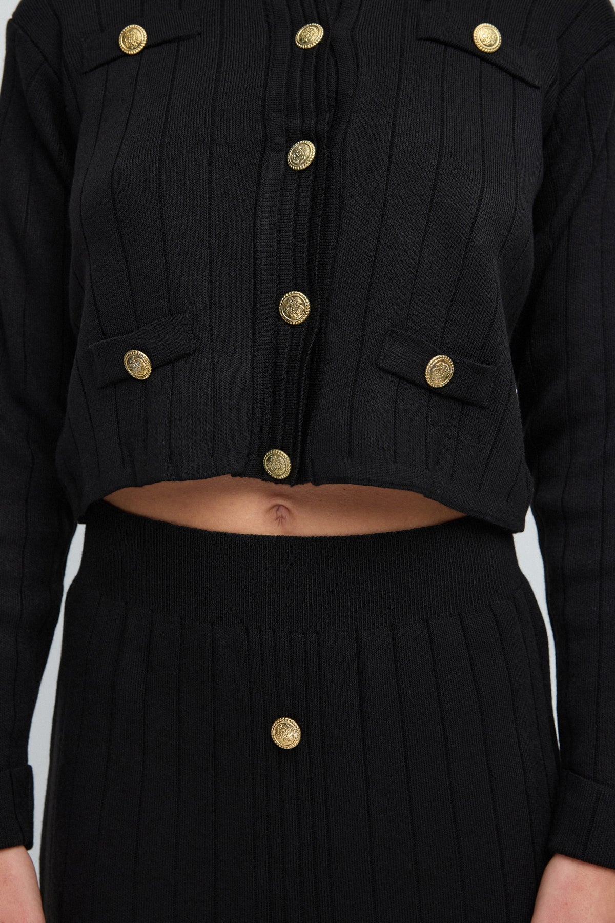 Kurzer Strickcardigan