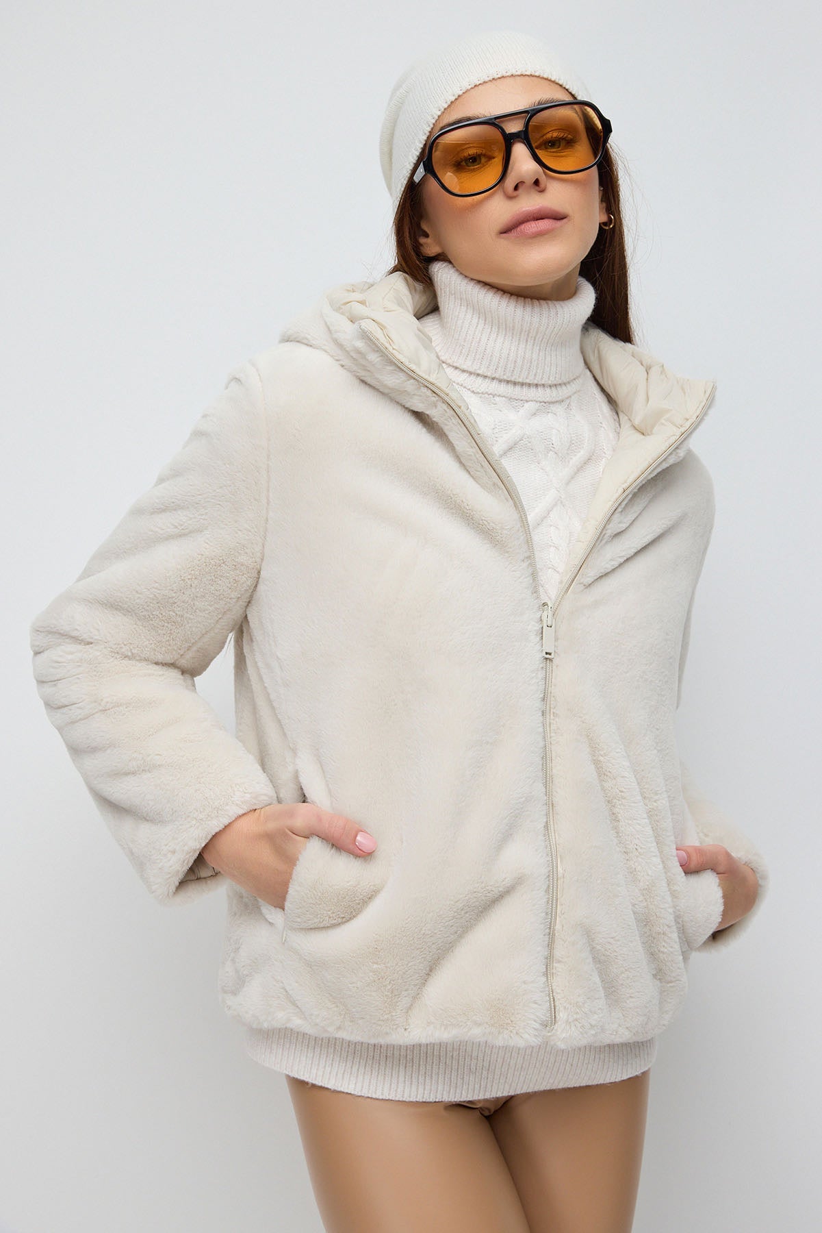 Doppelseitige Jacke
