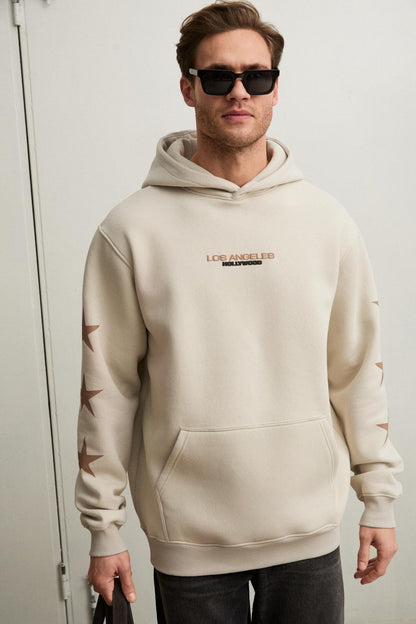 TUXON Herren Fleece-Hoodie Sweatshirt