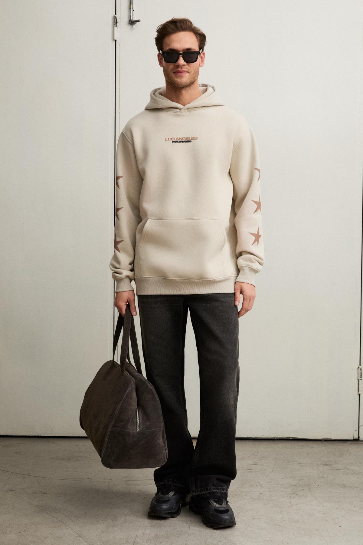 TUXON Herren Fleece-Hoodie Sweatshirt