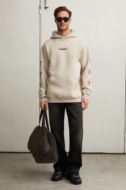 TUXON Herren Fleece-Hoodie Sweatshirt