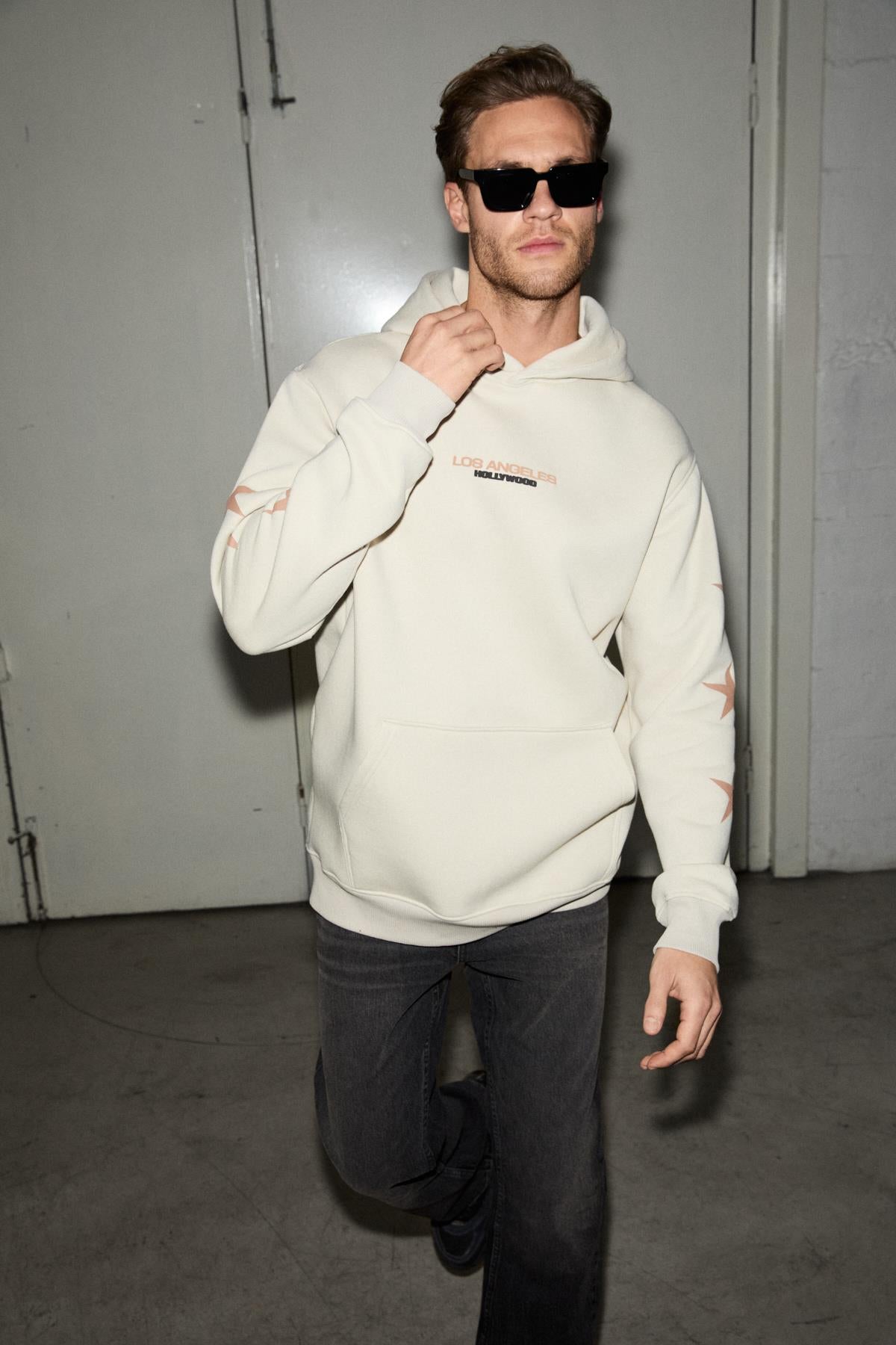 TUXON Herren Fleece-Hoodie Sweatshirt