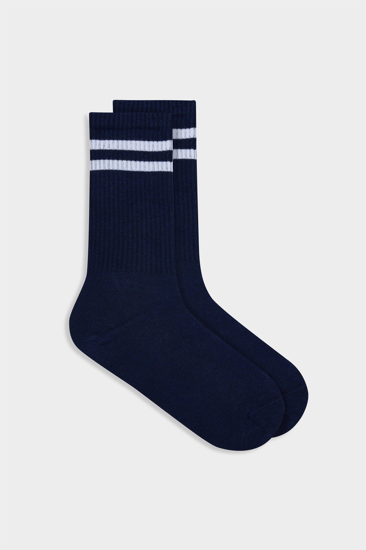 Schwarz Gestreifte Tennissocken - 3 Paar