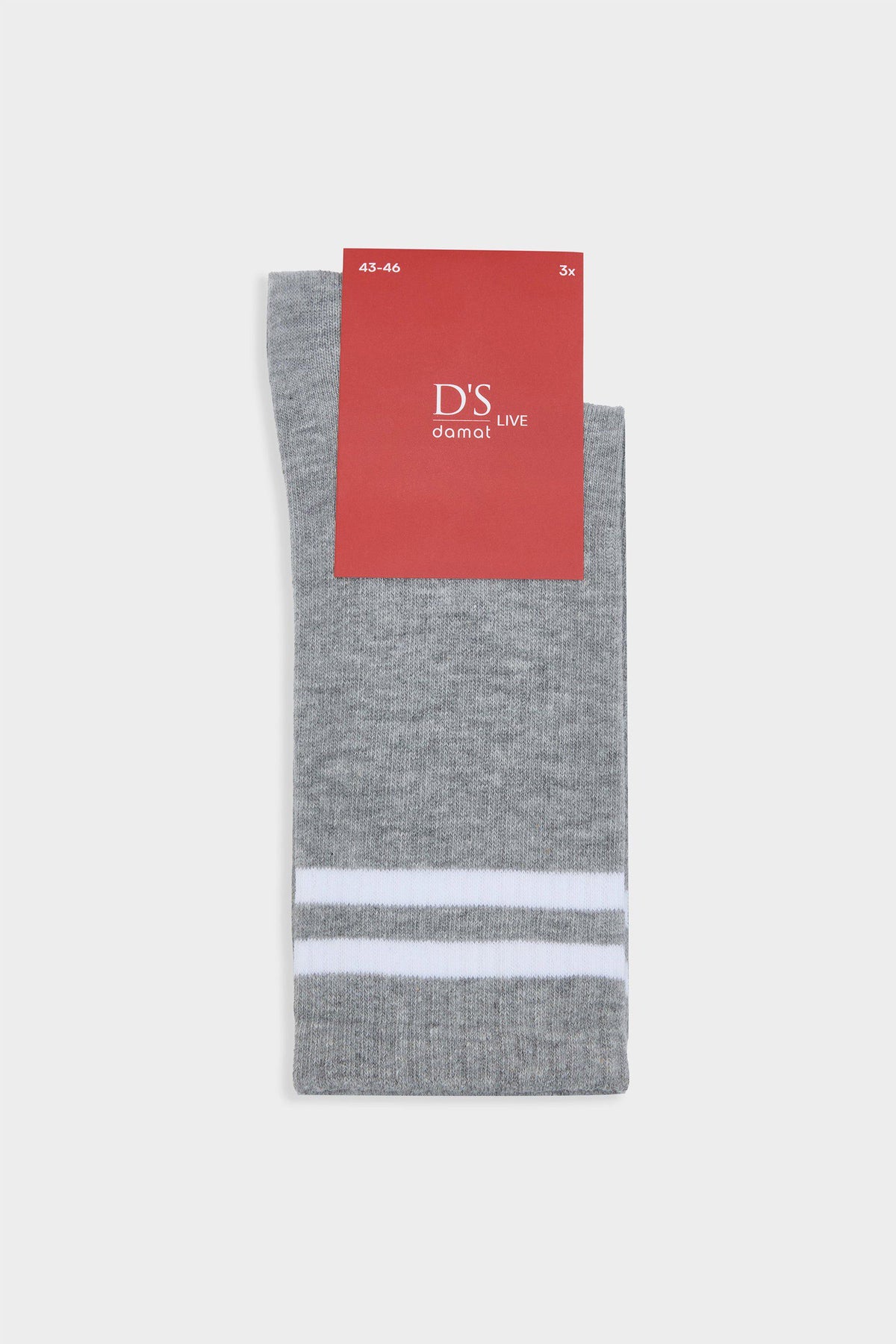 Schwarz Gestreifte Tennissocken - 3 Paar