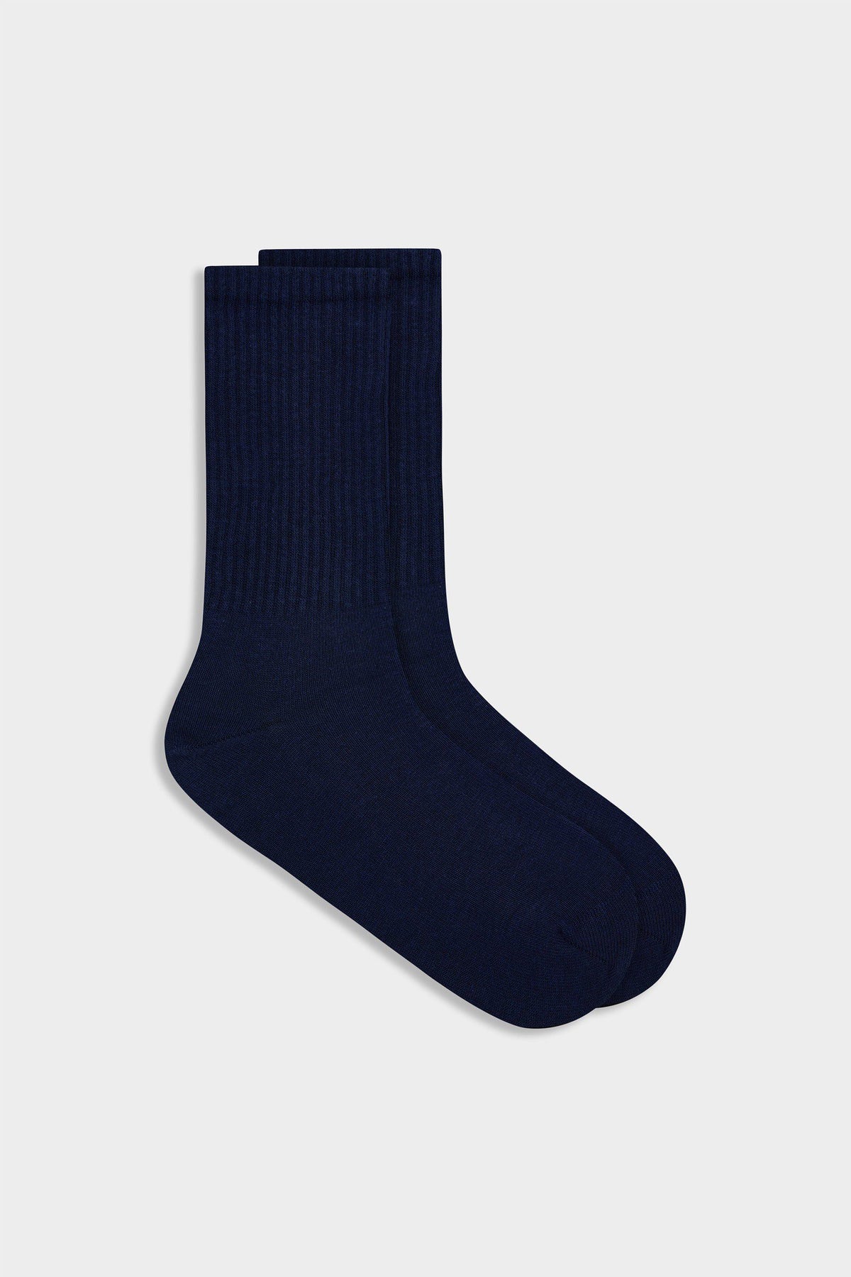 Schwarze Baumwoll-Tennissocken - 3 Paar