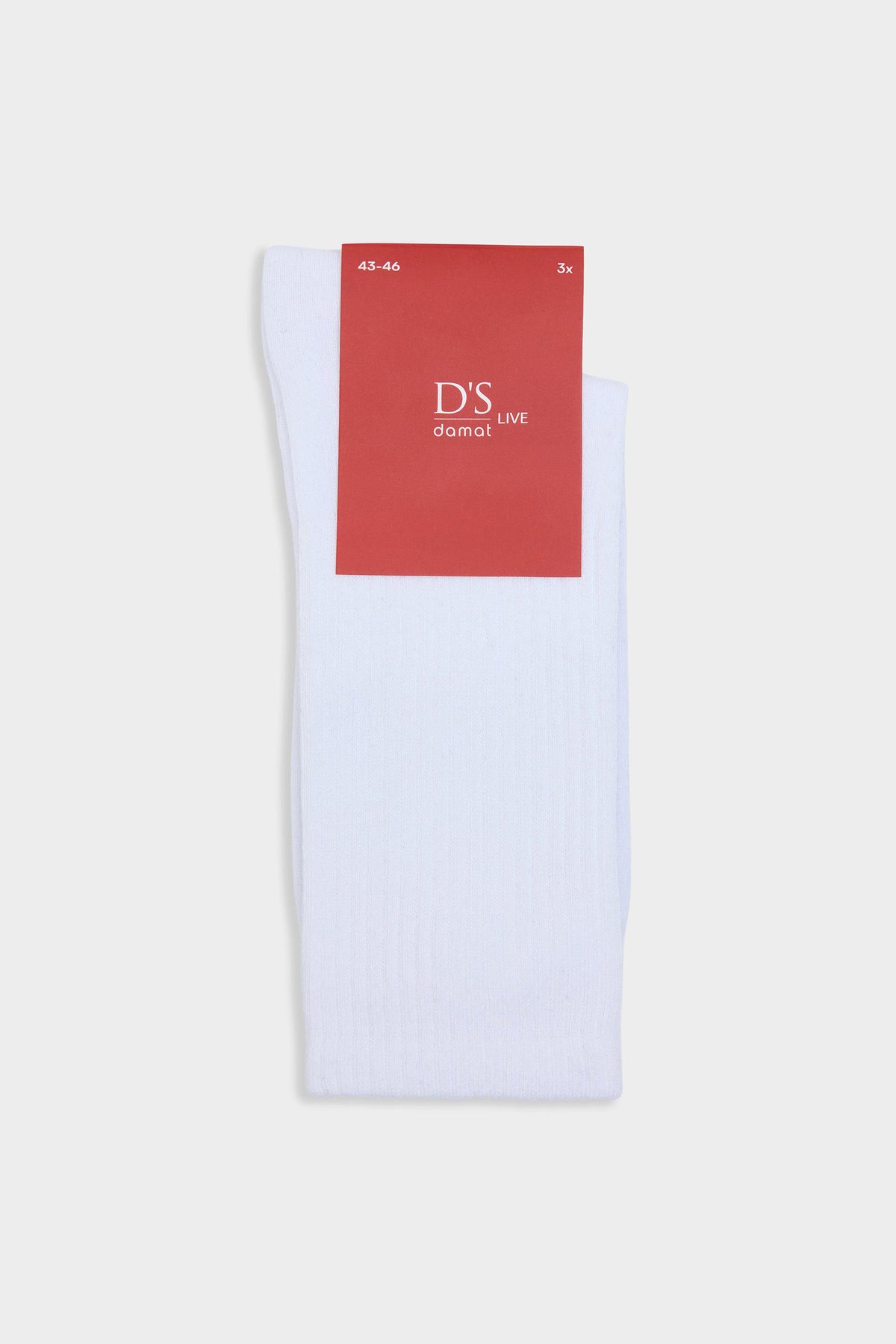 Schwarze Baumwoll-Tennissocken - 3 Paar